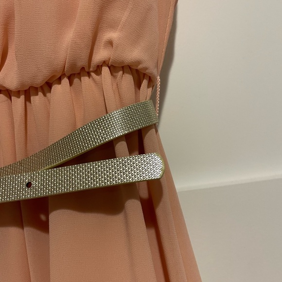 BCX Dress. Size M. Peach colored. Optional gold belt. - Picture 5 of 8